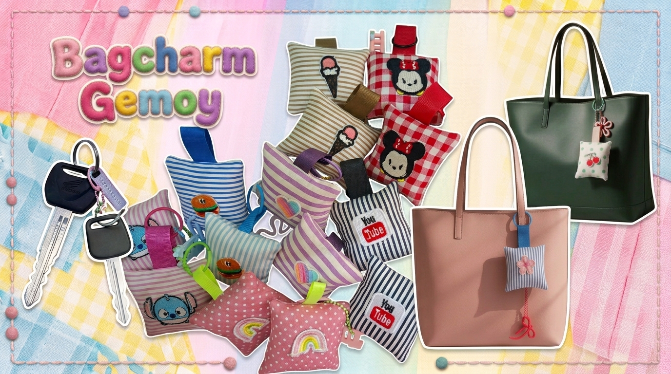 Bagcharm Gemoy — Belanja Jastip Permata Biru Cileunyi